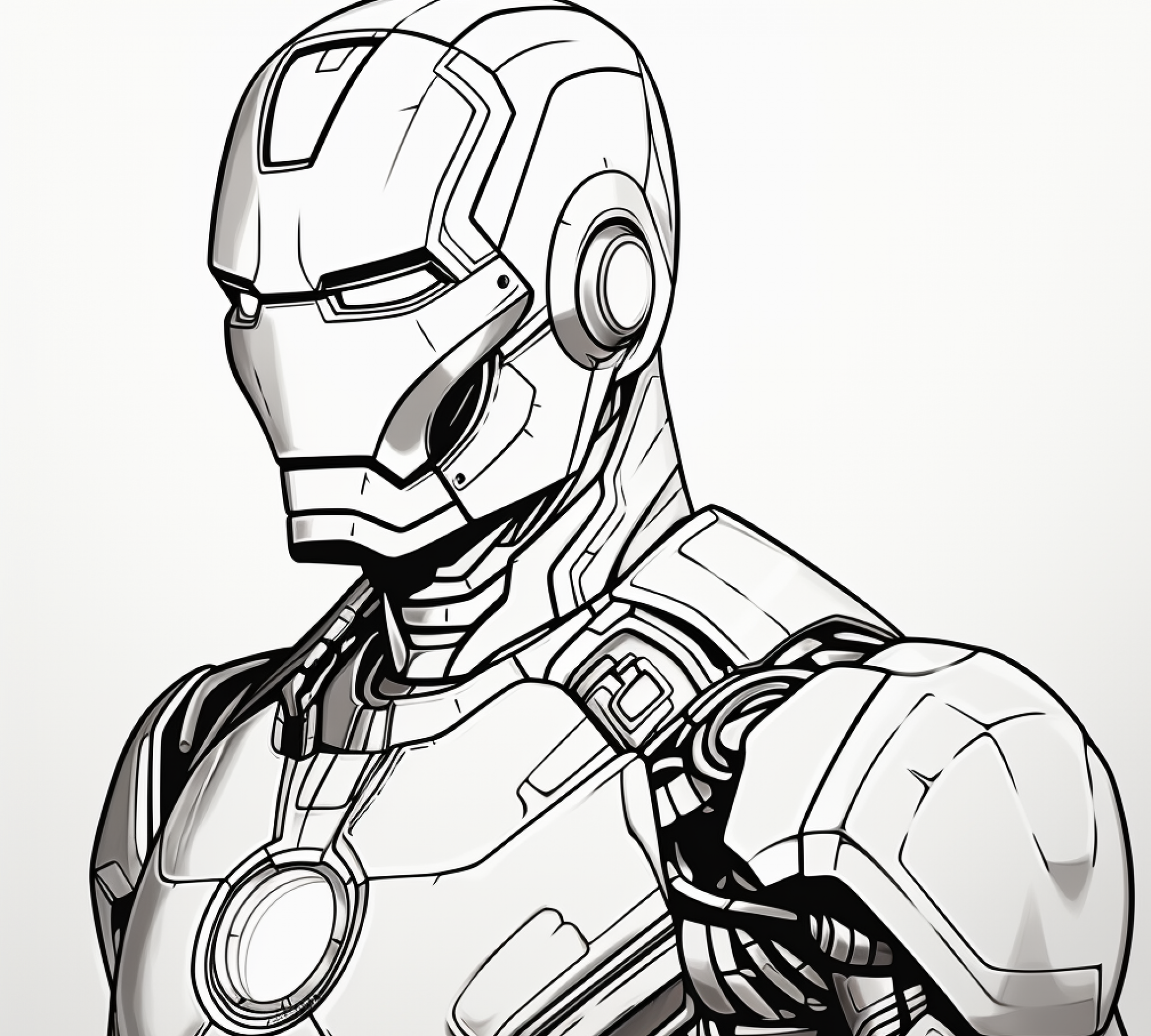 Ironman Free Coloring Pages