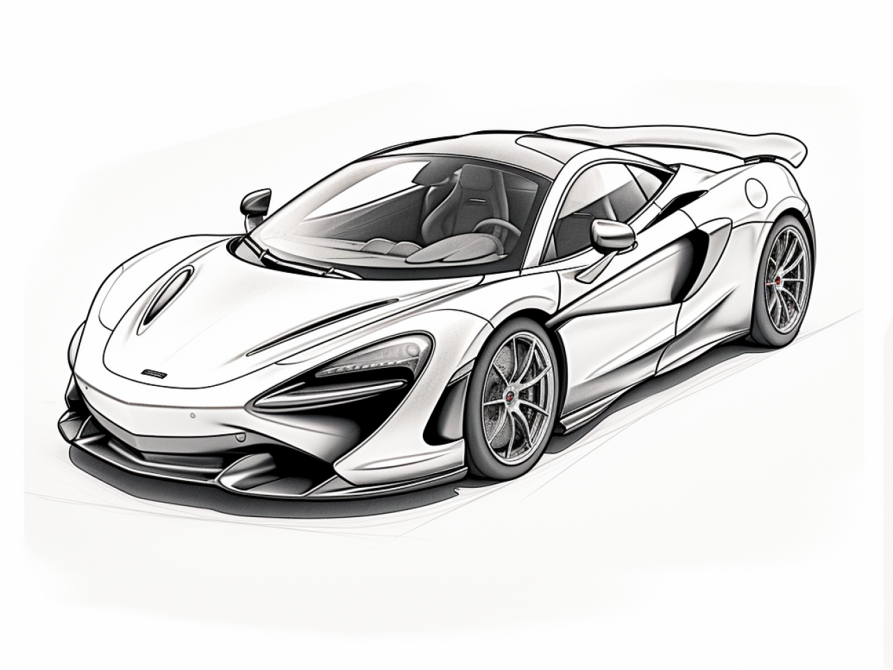 Mclaren Car - Free Coloring Pages of Mclaren Sport Cars