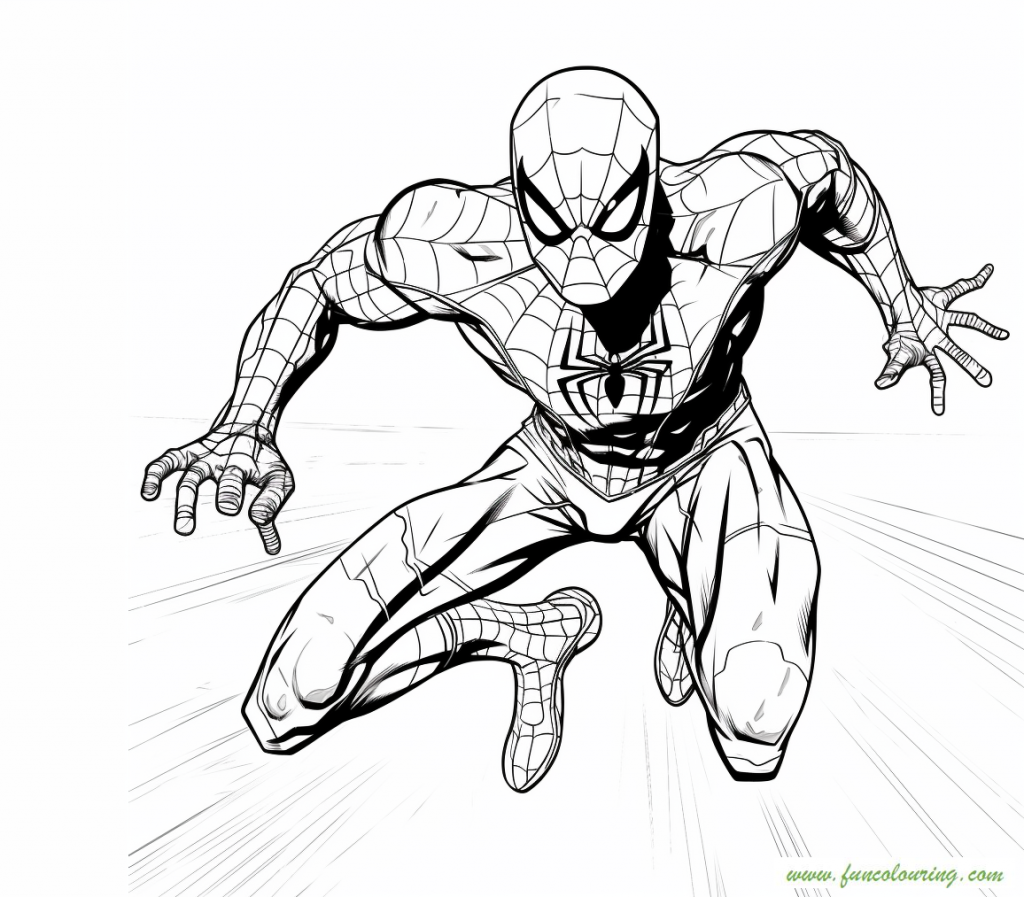 Spiderman - Free and Fun Printable Coloring Pages for Kids and Adults ...