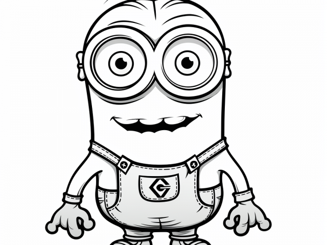 Free coloring page of Minions