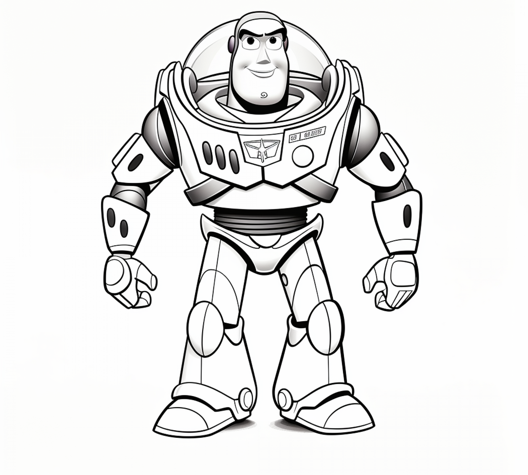 Free printable coloring page of Toy Story