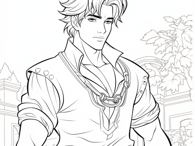 Free coloring pages of Ken
