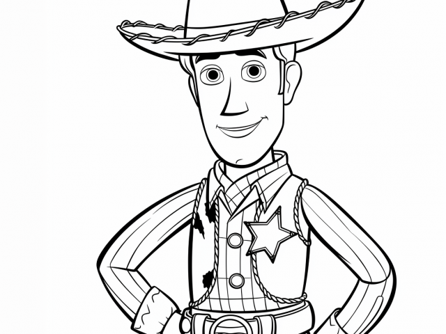 Free printable coloring page of Toy Story