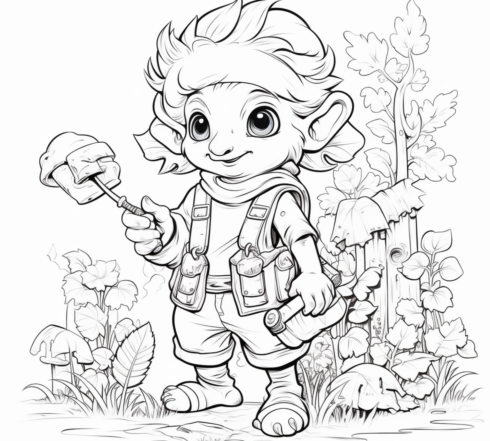 Free printable coloring page of Garten Banban