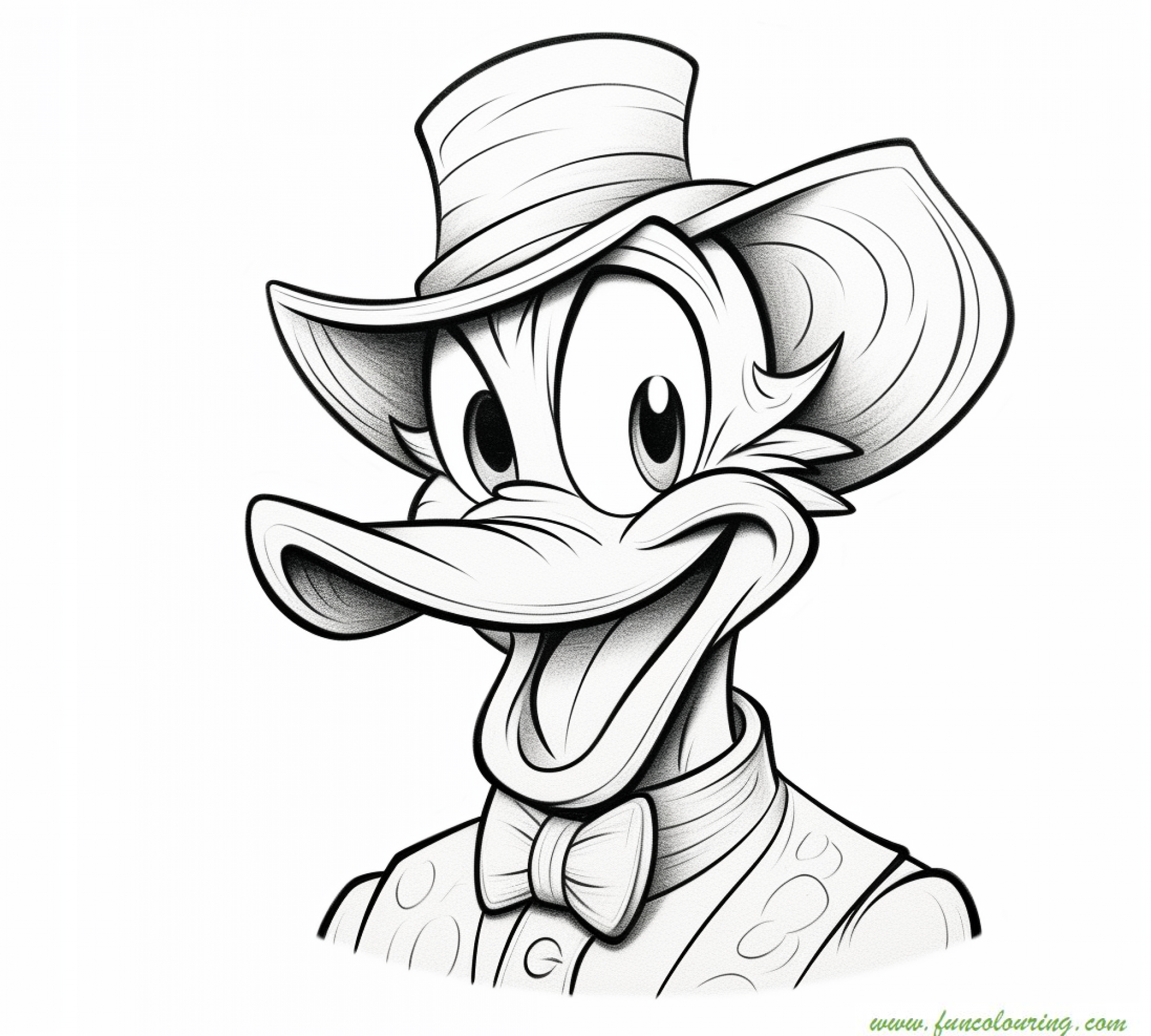 Free printable coloring page of Goofy