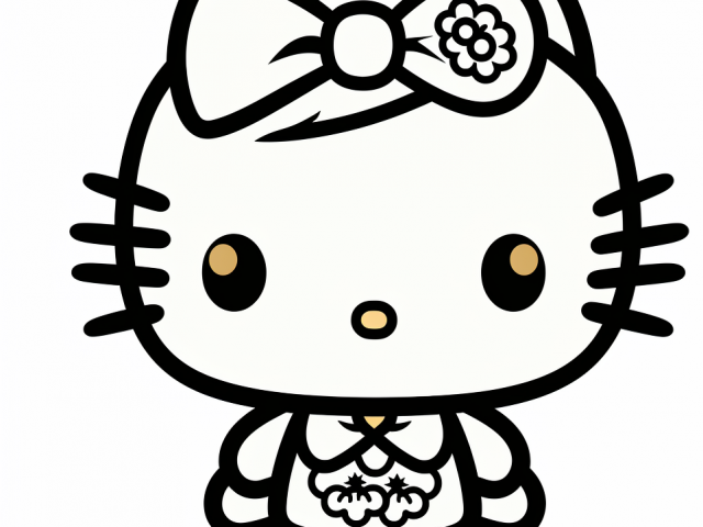 Free coloring page of Hello Kitty Characters