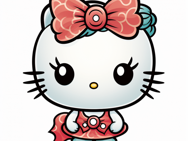 Free coloring page of Hello Kitty Characters