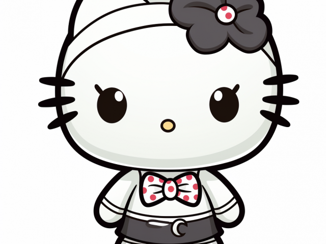 Free coloring page of Hello Kitty Characters