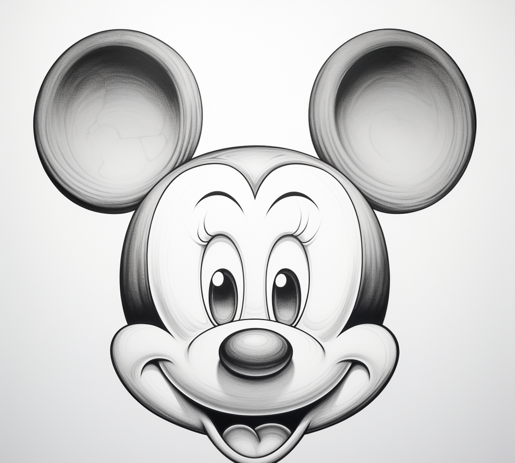 Free printable coloring page of Mickey Mouse