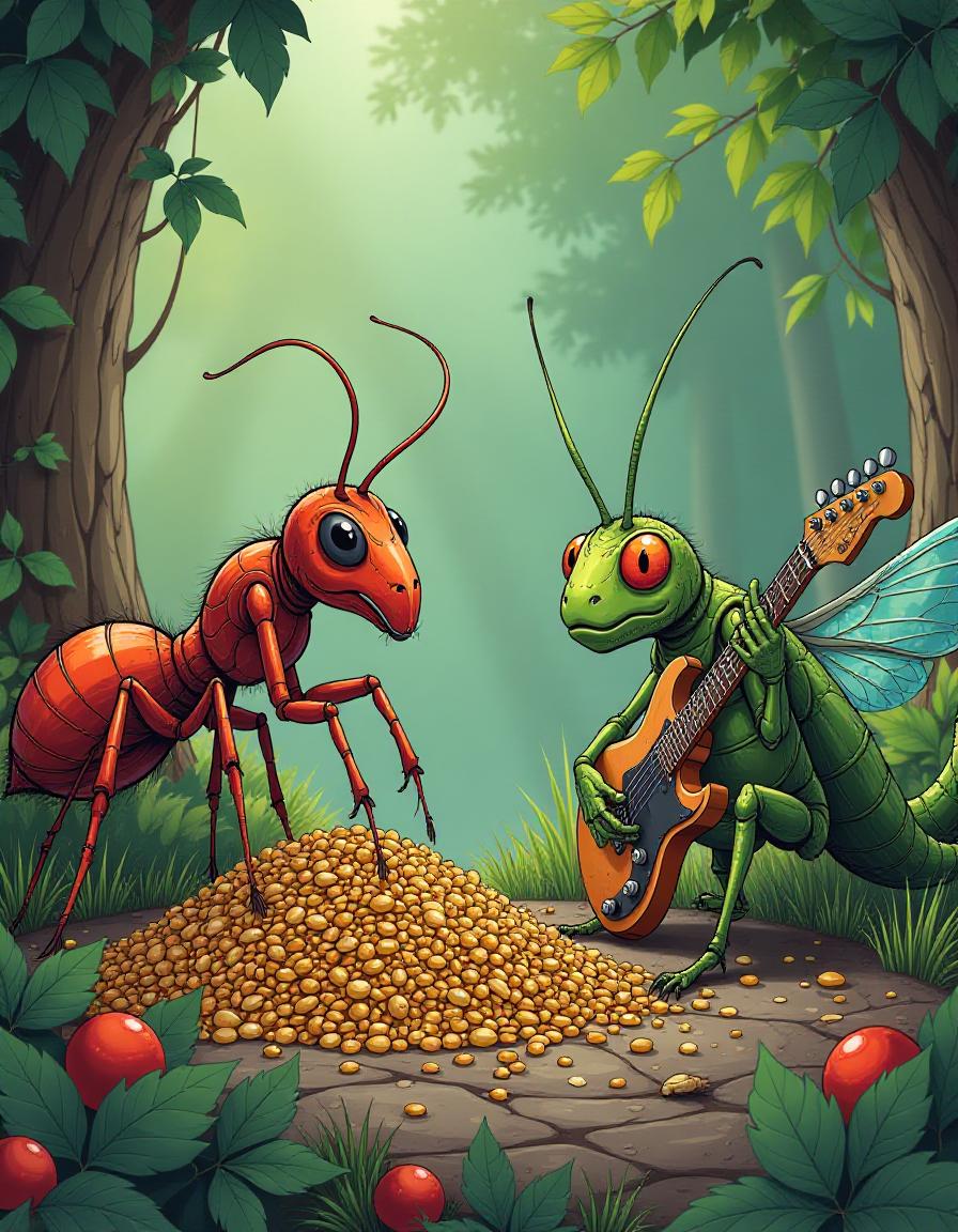 The Ant and The Grasshopper