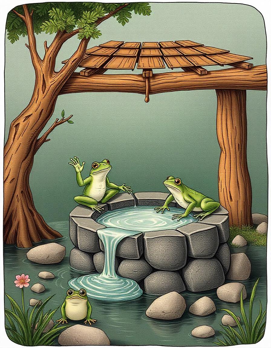 Two Frogs and the Well