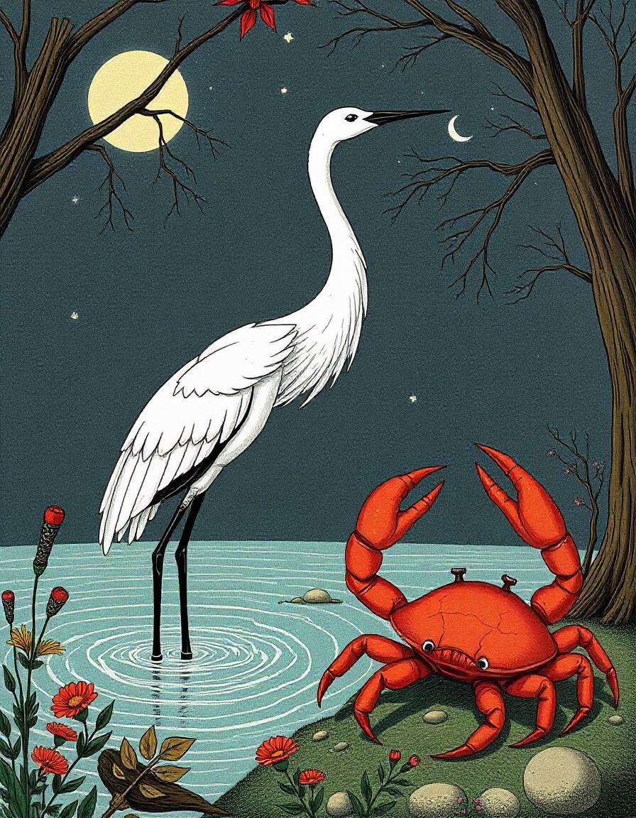 The Crane and The Crab