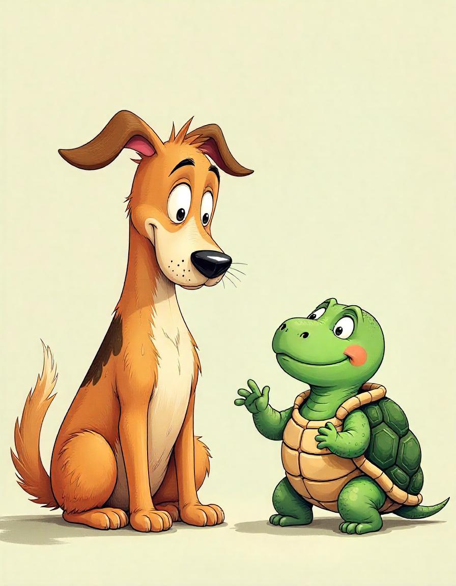 The Dog and The Greedy Tortoise