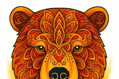 Bear mandala