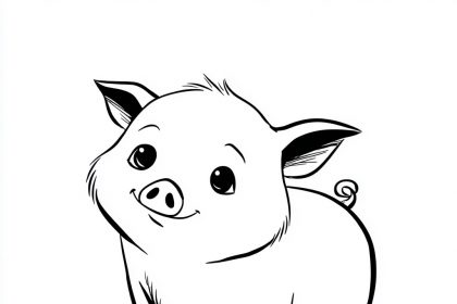 Cartoon Pig (