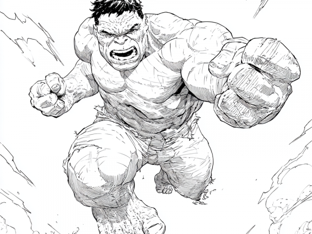 Hulk jumping up to fight (2)