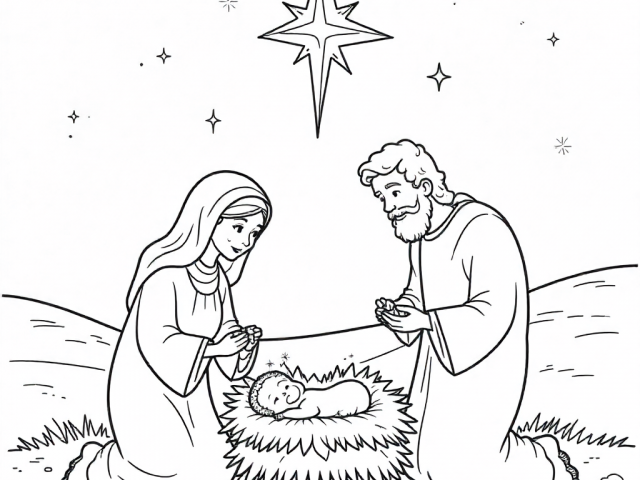 Baby Jesus in a Manger (6)