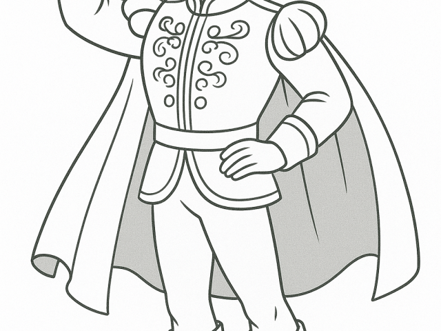 Cavalier Free coloring page of Cavalier