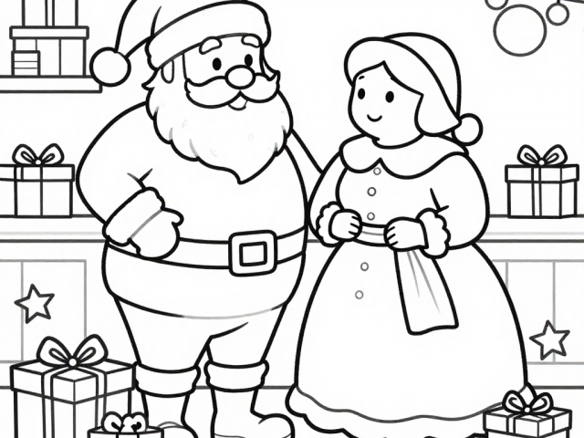 Mrs Claus and Santa (2)
