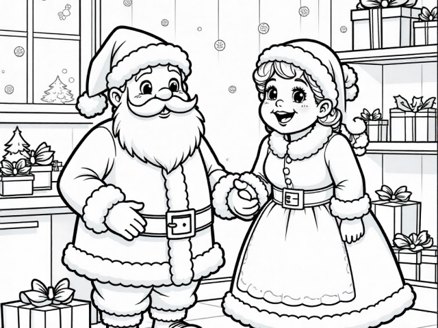 Mrs Claus and Santa (4)