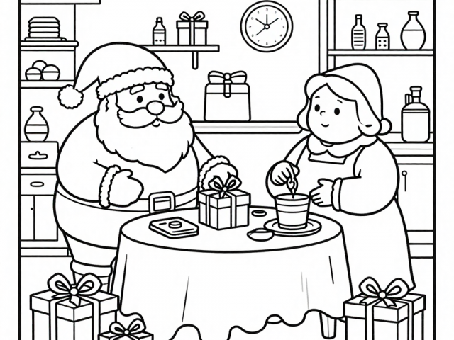 Mrs Claus and Santa Claus (2)
