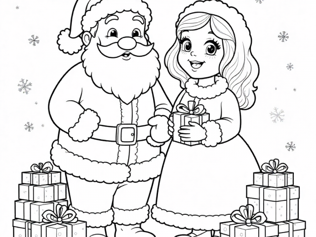 Mrs Claus and Santa Claus (3)