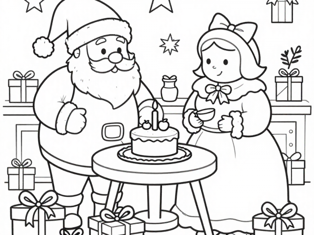 Mrs Claus and Santa Claus (4)