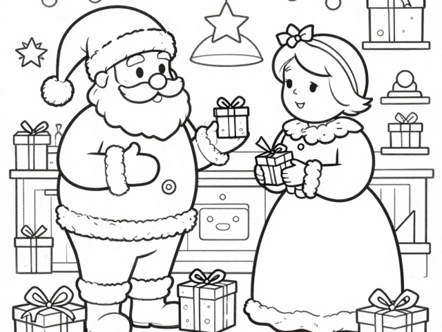 Mrs Claus and Santa Claus (5)