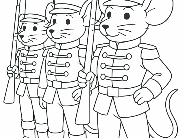 Rat Solider Free coloring page of a Rat Solider