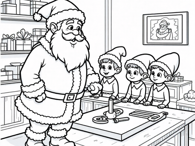 Santa and his Elves Working (9)