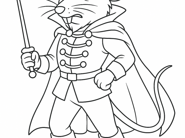 The Rat King Free coloring page of The Rat King