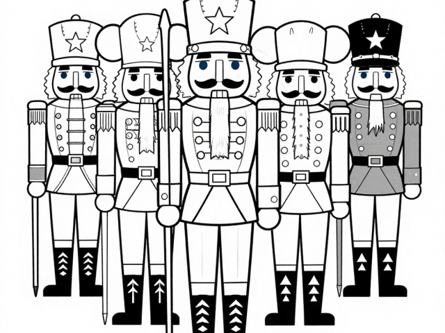 Toy Solider Free coloring page of a Toy Solider