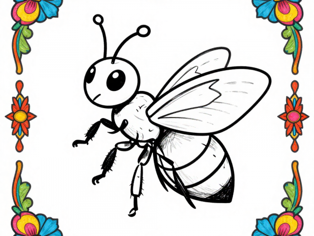 Free coloring page of Queen Ant