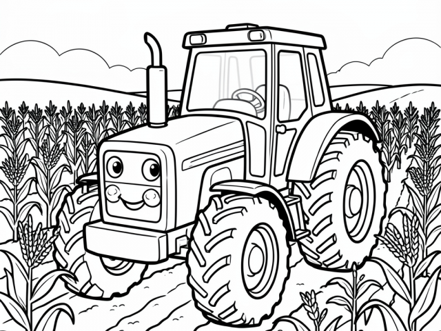 Tractor on a farm (2)