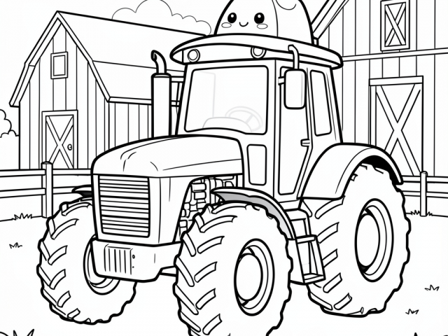 Tractor on a farm (3)